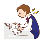 書類の片づけ　Putting away of document